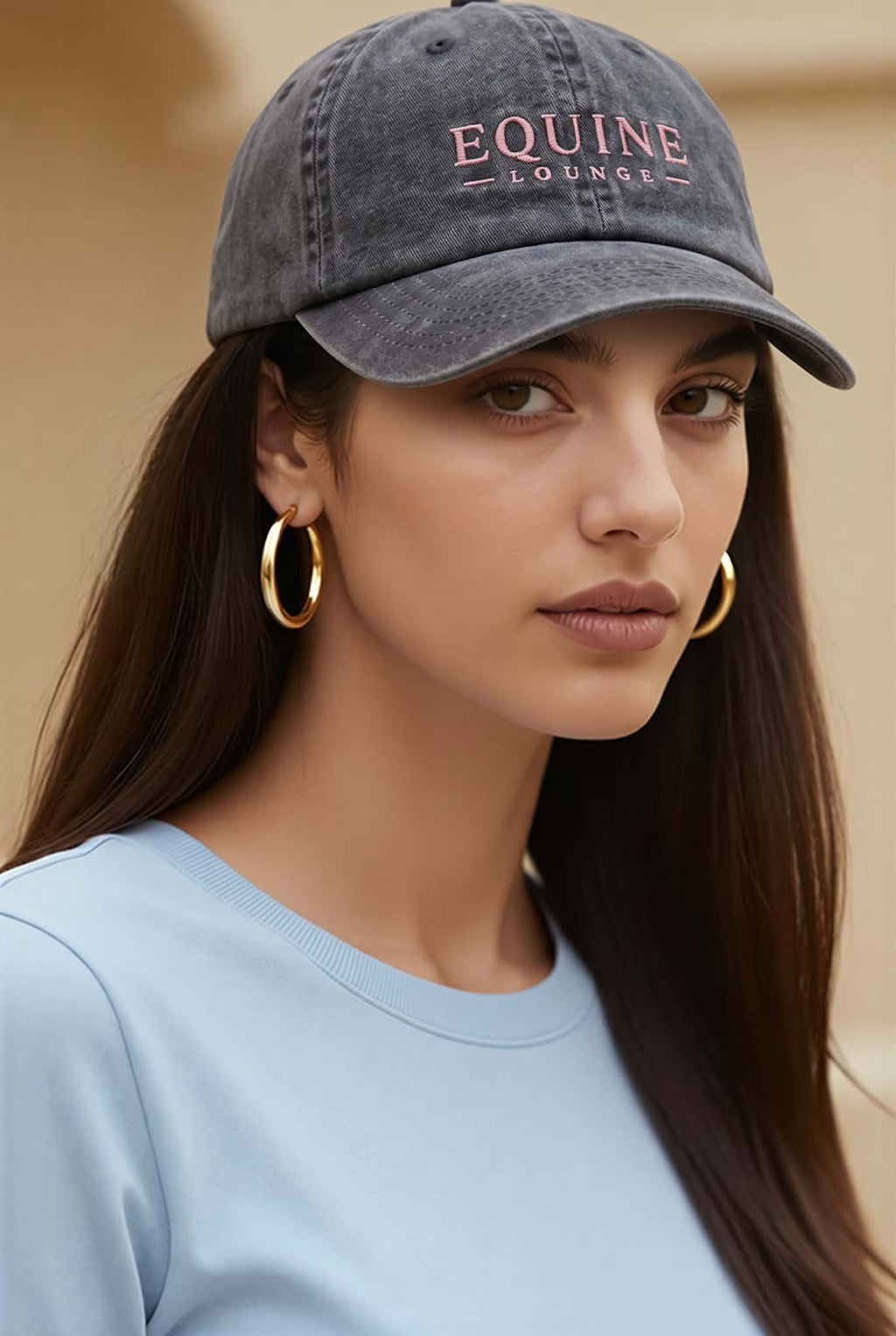 Equine Lounge Signature Cap - Vintage Brown